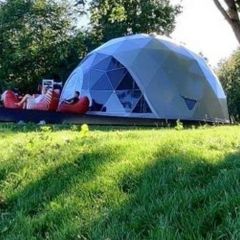 Luxury 5m(16.4ft) Extremely Strong Structure For Irish Weather Dome Igloo Glamping