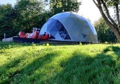 Luxury 5m(16.4ft) Extremely Strong Structure For Irish Weather Dome Igloo Glamping