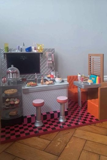 Our Generation American Diner with Doll, Food and Accessories