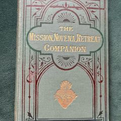 Antique Book The Mission Novena Retreat Companion