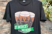 Guinness double print St Patrick's Day T-shirt  Size medium  Print front and back  Perfect condition, like new