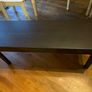 Dark Brown solid wood bench Image 4