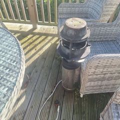electric cowel, twin wall stove pipe and bend about 2.5 metre