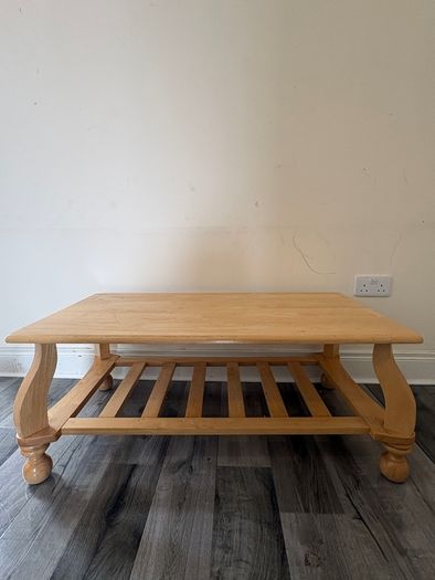 Coffee Table with Storage Shelf