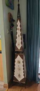 Moroccan henna floor lamp