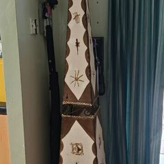 Moroccan henna floor lamp