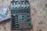 19 piece knife set.