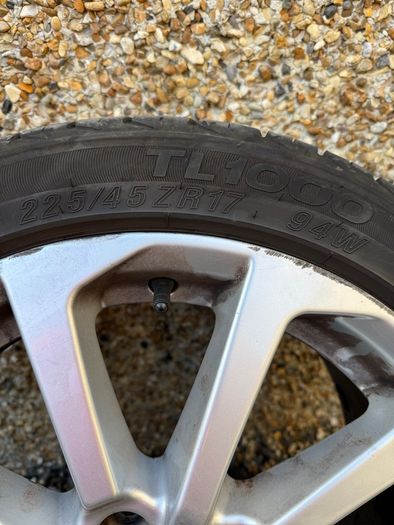 Audi A3 alloys + tyres 225/45/17