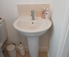 FREE wash hand basin ,pedestal  and tap