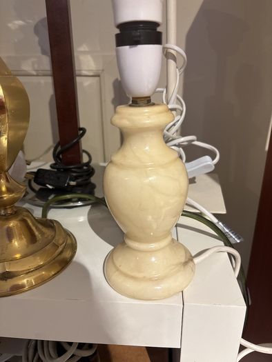 Mix and Match Lamp Shades and Bases - A Large Selection of Table Lamps - Denby, Laura Ashley, Marble Spiral Pillar Lamp, Ceramic Stacked Stone Style base, Small Alabaster / Marble lamps, Solid Brass, Chrome Reading lamp, Solid Wood Base and many more