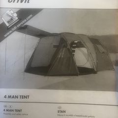 Crivit 4 Man Tent
