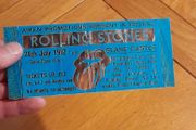Rolling Stones replica concert ticket