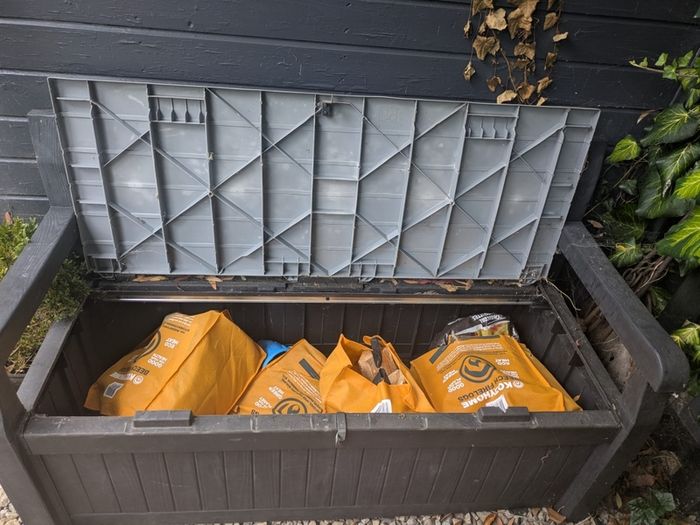 Garden Storage Bench