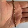 9k gold T bar chain / necklace Image 2