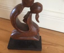 Wooden statue
