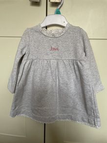 The little white company baby dress- 6-9 m
