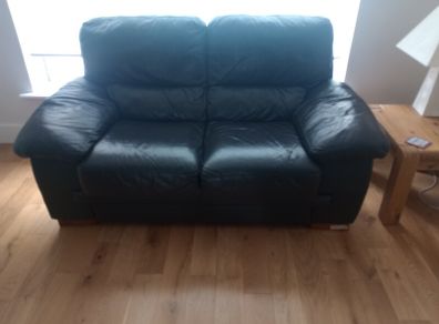 Two Seater Leather Couch