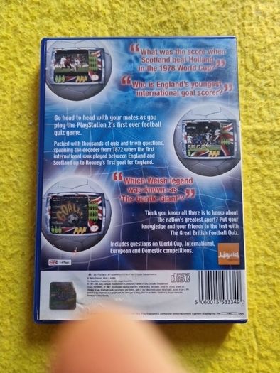 The Great British Football Quiz PlayStation2 ps2 games Original