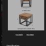 nest of tables solid oak tops Image 5
