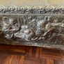 Vintage Brass Fireplace Kindling Box Image 3