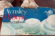 Vintage Aynsley Cottage Garden Set of 4 Ramekin Dishes