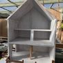 Farmhouse Dollhouse wooden brand new Image 2
