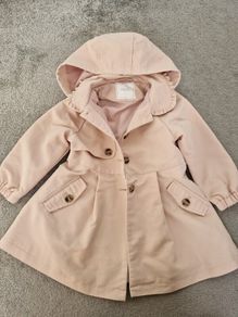 Next Pink Trench Coat 2-3 years