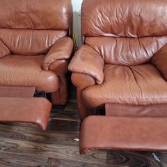 3 piece suite of leather furniture