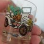 Cool Set of Four Vintage Retro Mid-Century Tourist-Ware Souvenir Shot Glasses with Classic Car Designs, Vintage Barware Image 6