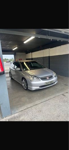 Ep3 track car  +  twin axle trailer