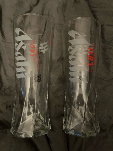 Asahi beer Official Pint Glasses