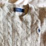 Classic Polo Ralph Lauren Cable Knit Sweater XS Image 2