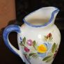 Henriot Quimper Hand-Painted Pitcher Set Image 2