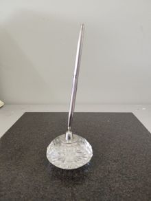 waterford crystal paperweight pen