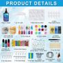UV Resin Kit with Light, Super Crystal Clear Hard Resin Sunlight Curing UV Resin Starter Kit for Jewelry, Doming, Coating, and Casting, DIY Craft (FREE POSTAGE) Image 2