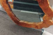 Wooden Live Edge Mirror