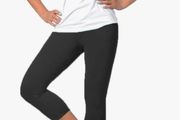 Brand new H&amp;M black Leggings Womens 3/4 Length size M UK12 EU40 Postage included