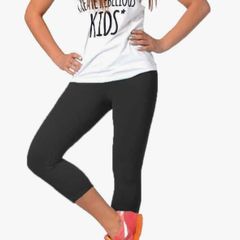 Brand new H&M black Leggings Womens 3/4 Length size M UK12 EU40 Postage included