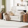 Bedside Table Cabinet with Drawers and Charging Station, Small Nightstand for Bedroom, Storage Chest of Drawers for Living Room, Hallway, Entryway, Rustic Brown Image 9