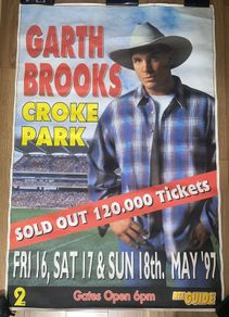 Original Garth Brooks ad poster May 1997
