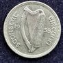 Ireland 1935 Low Mintage Excellent Three Pence coin Image 4