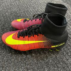 Nike Mercurial Superfly V Fg Total Crimson Uk7 Used Soccer Football Boots