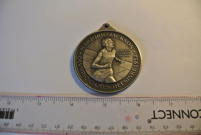 The Olympic Dream Medal - Marjorie Jackson - Helsinki 1952.