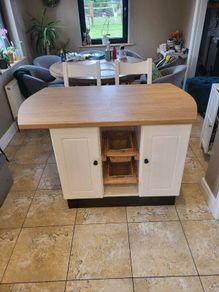 Kitchen Island + Bar Stools