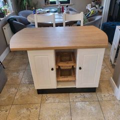 Kitchen Island + Bar Stools