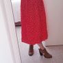 Zara Red Polka Dot Dress XS Image 7