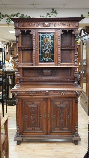 Belgian Oak Cabinet c.1890