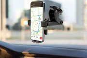 Car holder for dashboard and windshield