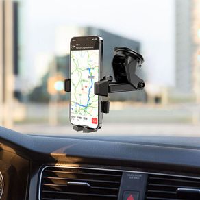 Car holder for dashboard and windshield