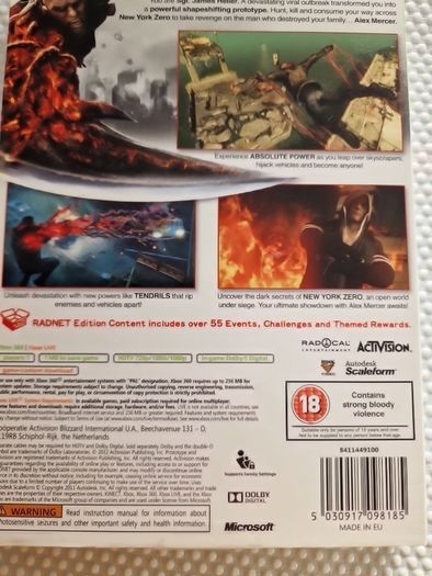 Brand new game sealed Prototype 2 Xbox 360 Games Original